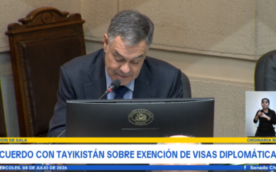 Ratifican acuerdos de exención mutua de visa para diplomáticos entre Chile, Tayikistán y Catar
